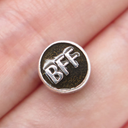 CHAMILIA 925 Sterling Silver Enamel Best Friends Forever Heart Bead Charm