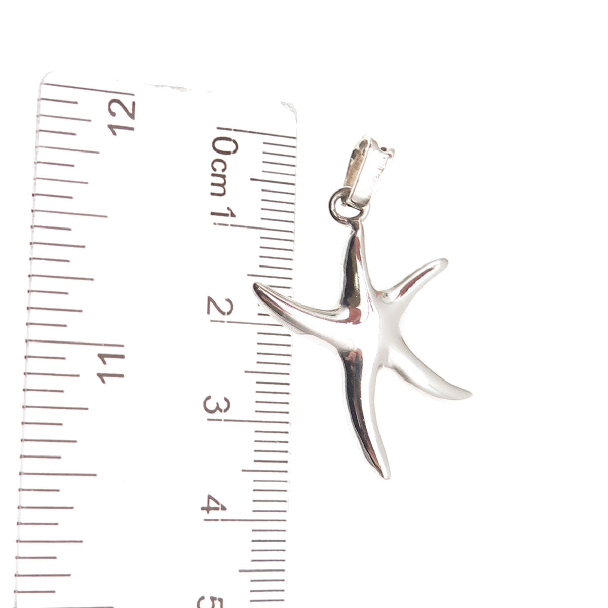 925 Sterling Silver Vintage Italy Starfish Charm Pendant