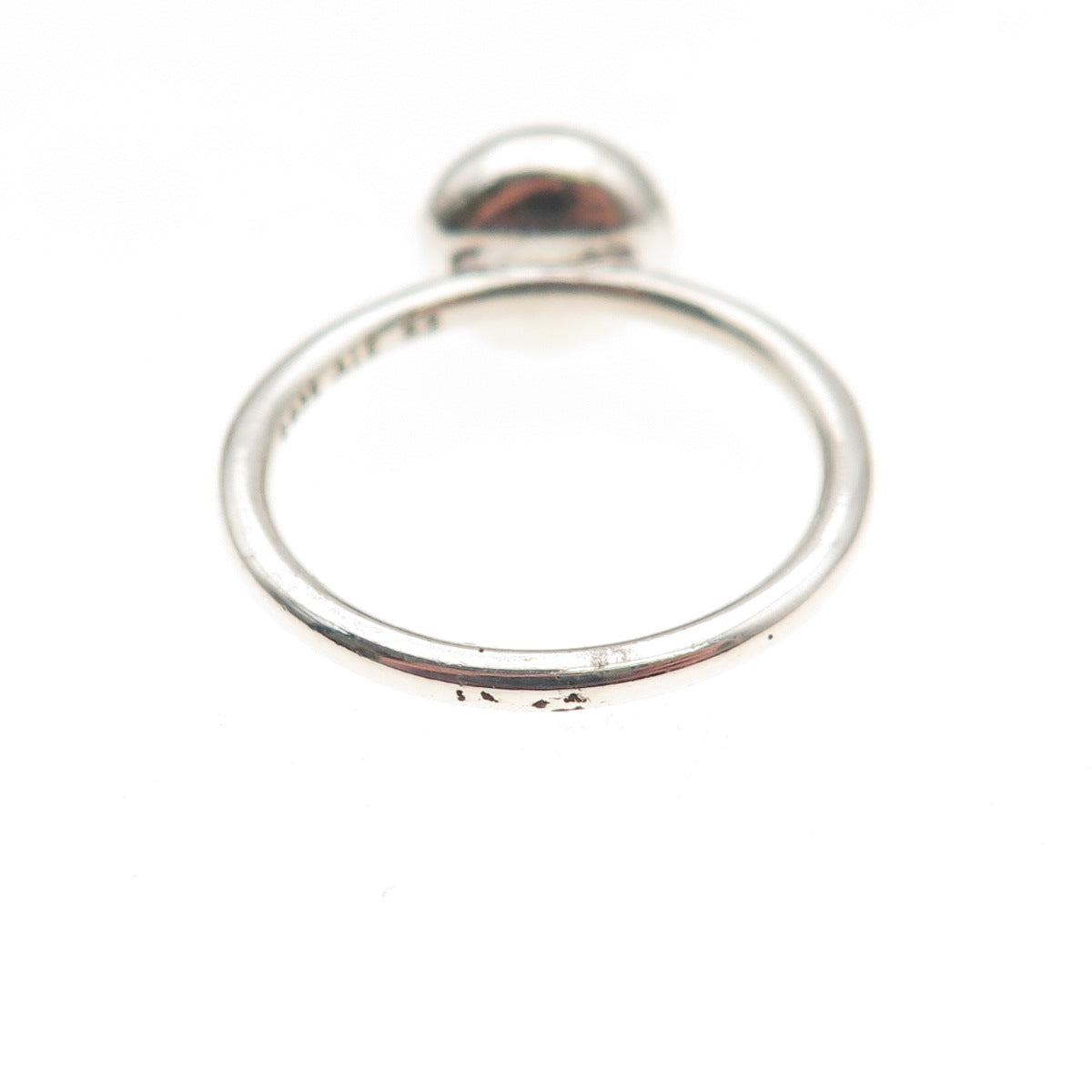 Pandora 925 Sterling Silver Clear Crystal Poetic Droplet Ring Size 6