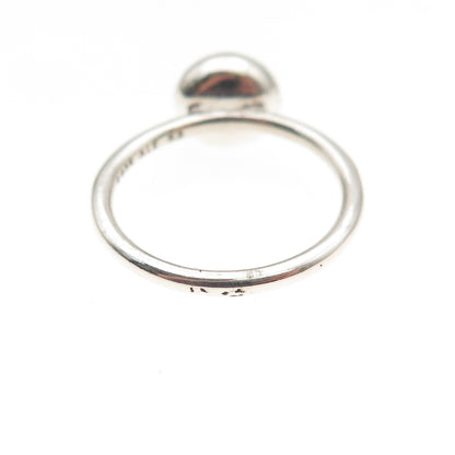 Pandora 925 Sterling Silver Clear Crystal Poetic Droplet Ring Size 6