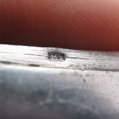 925 Sterling Silver Antique Art Deco Fish Oxidized Pill / Snuff Box