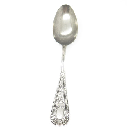 WHITING MFG CO. 925 Sterling Silver Antique Victorian 1890 Laureate Teaspoon