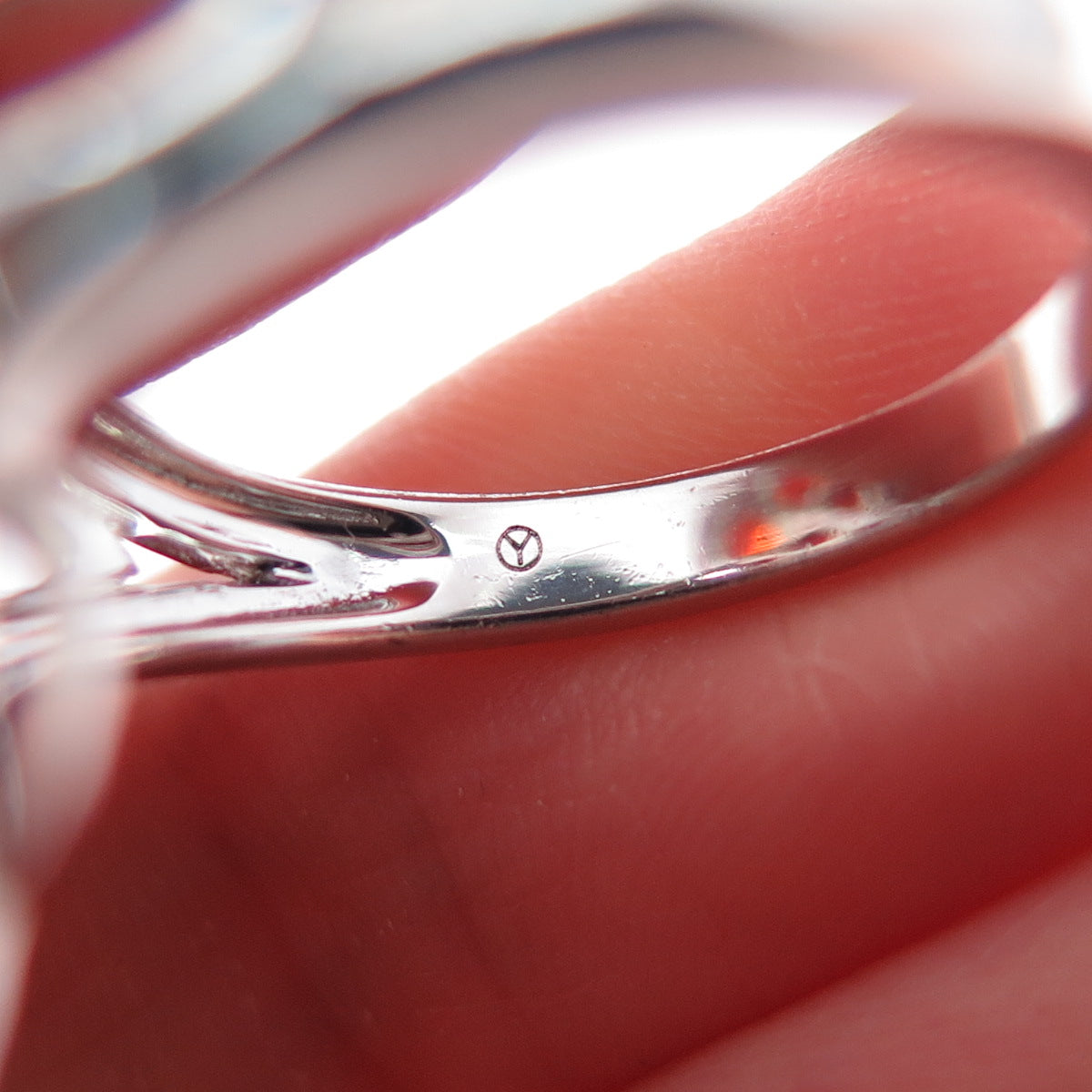 925 Sterling Silver Real Spessartine Garnet Cluster Ring Size 7