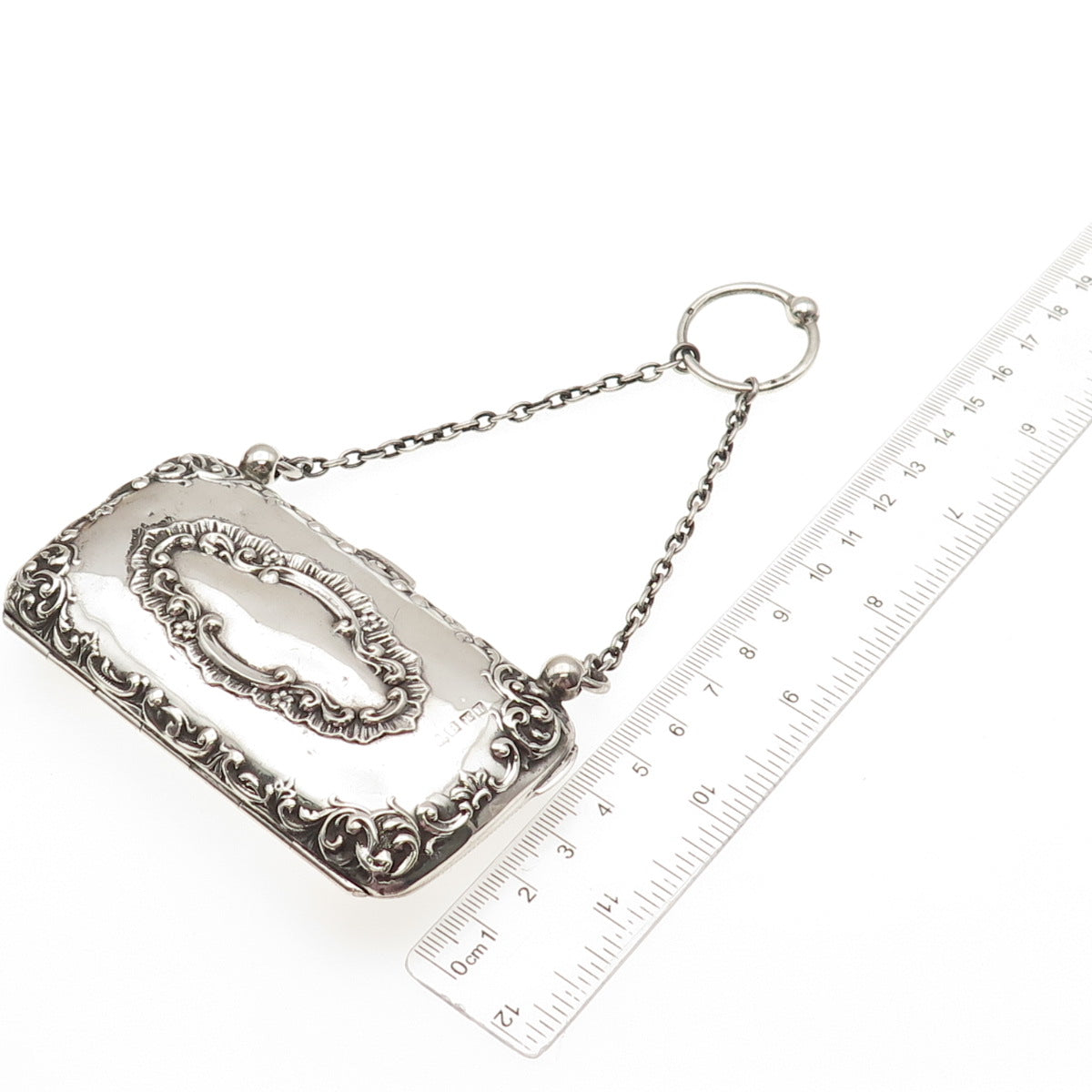 Henry Matthews 925 Sterling Silver Antique 1900s Chester Chatelaine Coin Purse