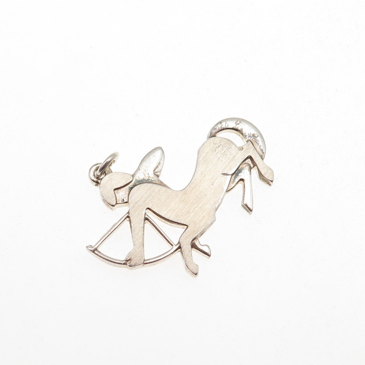 925 Sterling Silver Vintage Sagittarius Zodiac Sign Charm Pendant