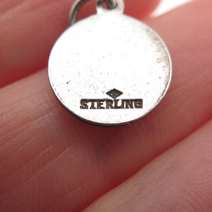 BATES & KLINKE Sterling Antique Art Deco Stephen Foster Memorial Mini Pendant