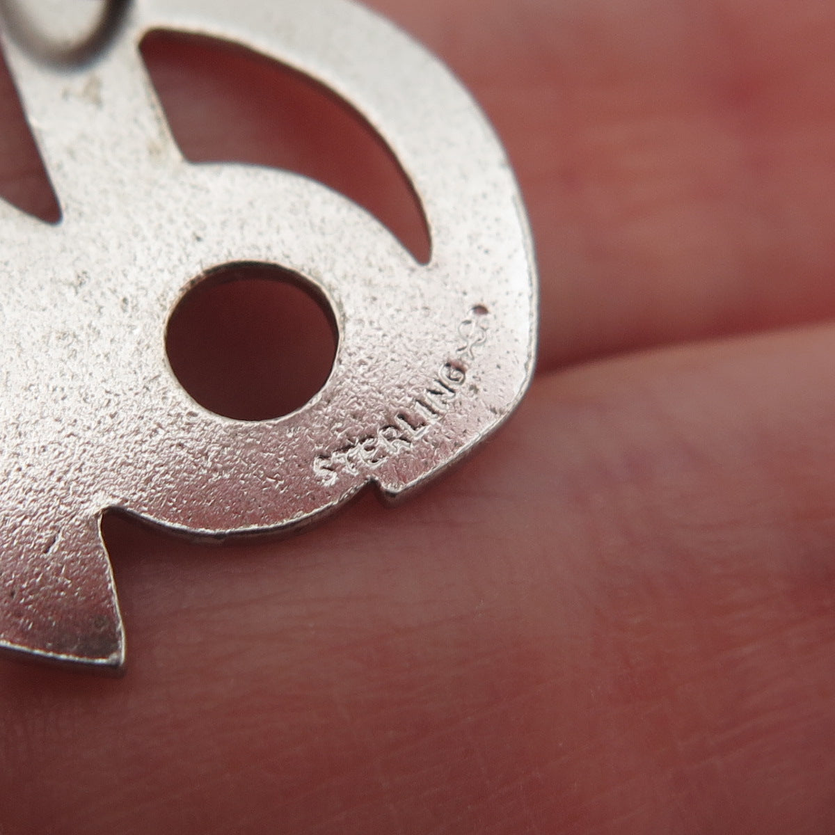Griffith & Sons 925 Sterling Silver Vintage Love Mini Charm Pendant