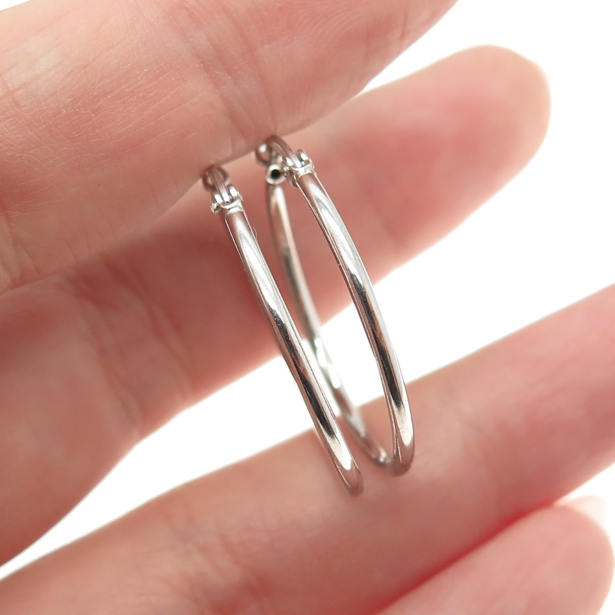 925 Sterling Silver Hoop Earrings