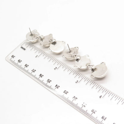 925 Sterling Silver Vintage Annie Kajiya Sign Language Smile Dangling Earrings