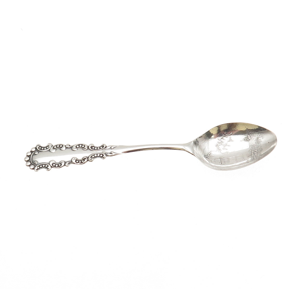 Barstow & Williams Sterling Silver Antique Art Deco Atlantic City Coffee Spoon