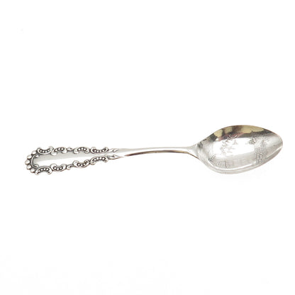 Barstow & Williams Sterling Silver Antique Art Deco Atlantic City Coffee Spoon