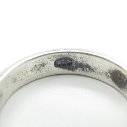 CHAPAL ZENRAY 925 Sterling Silver Vintage Celtic Knot Band Ring Size 8