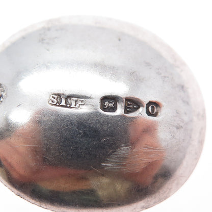 Stokes & Ireland Ltd Sterling Silver Antique 1897 Chester Cross Dessert Spoon