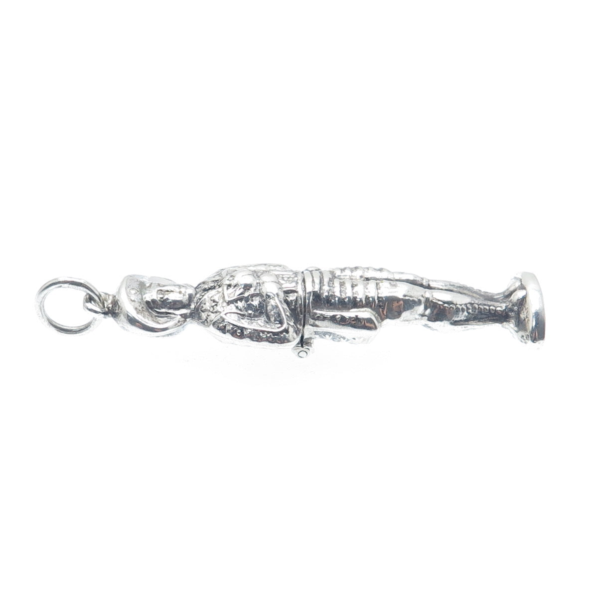 925 Sterling Silver Vintage REO Cavalier Needle Holder Pendant