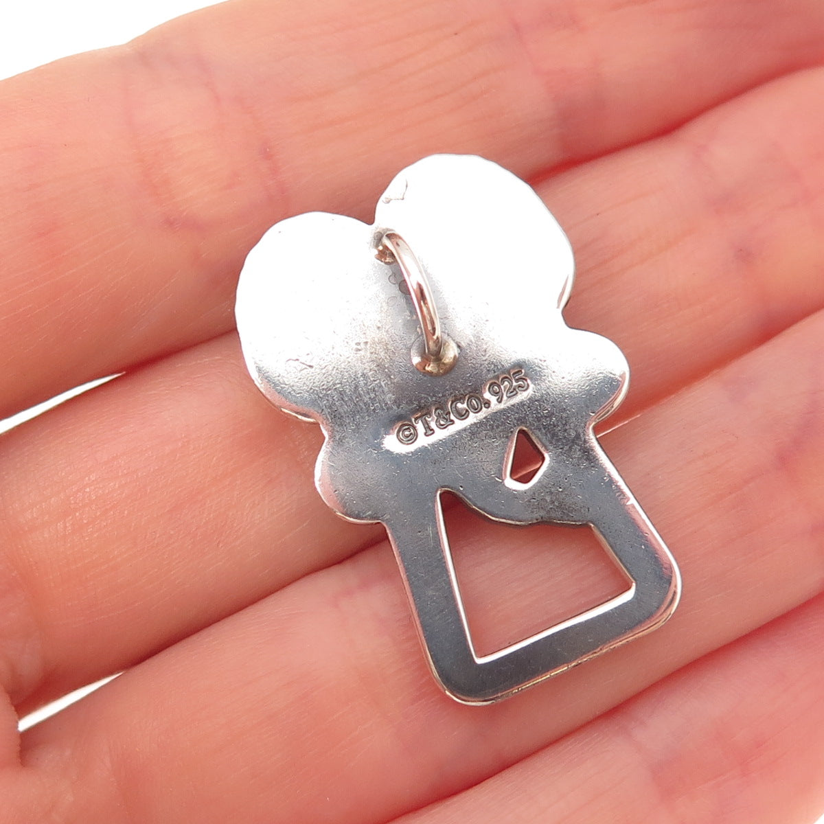 Tiffany & Co. 925 Sterling Silver Vintage Aries Zodiac Sign Slide Charm Pendant