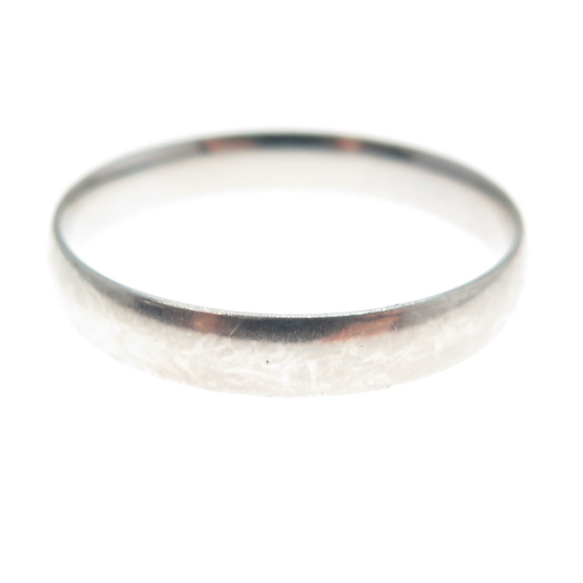 925 Sterling Silver Vintage Classic Wedding Band Ring Size 11.25