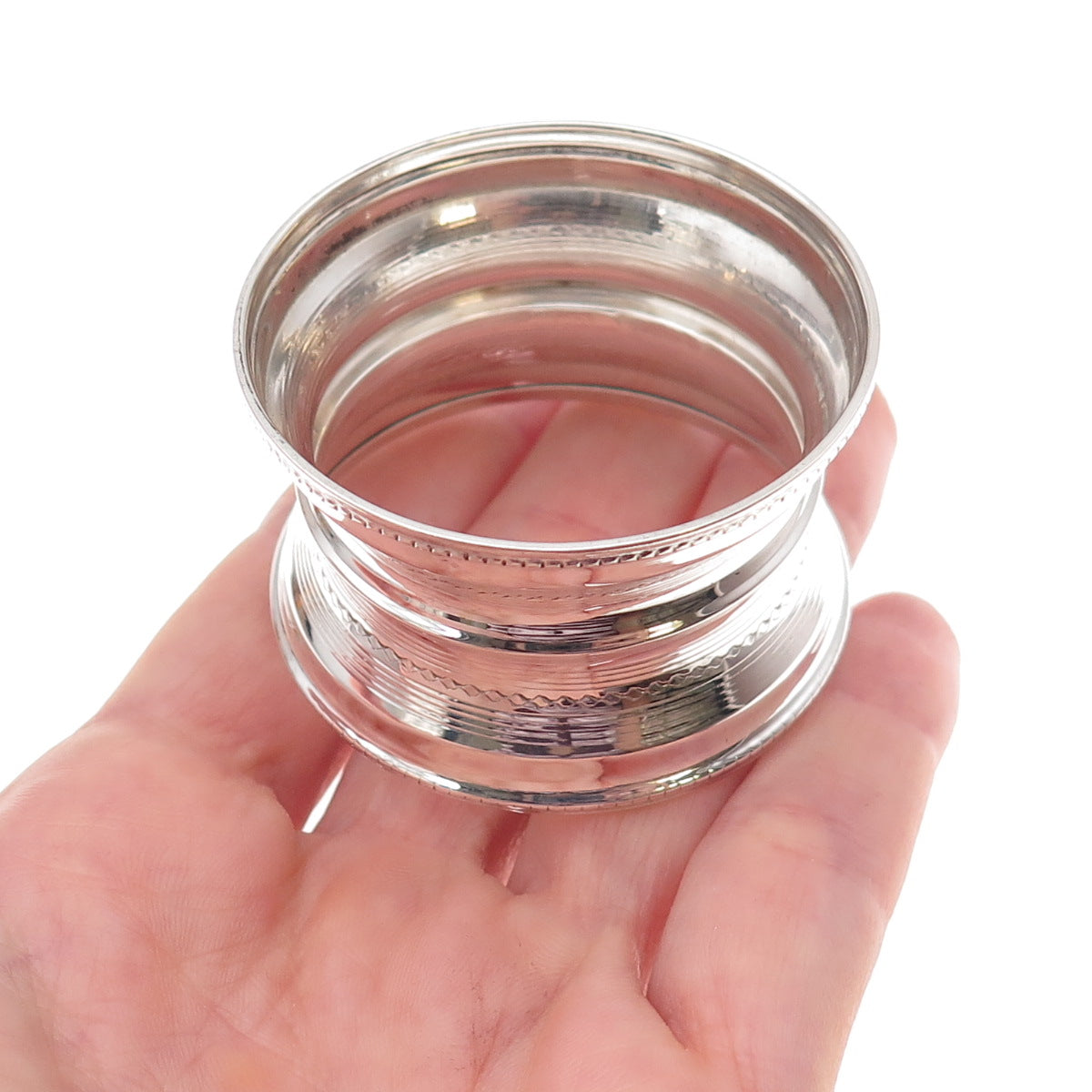 S. Blanckensee & Son 925 Sterling Silver Antique 1931 Birmingham Napkin Ring