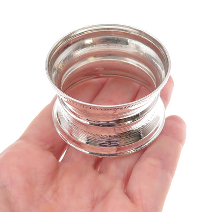 S. Blanckensee & Son 925 Sterling Silver Antique 1931 Birmingham Napkin Ring