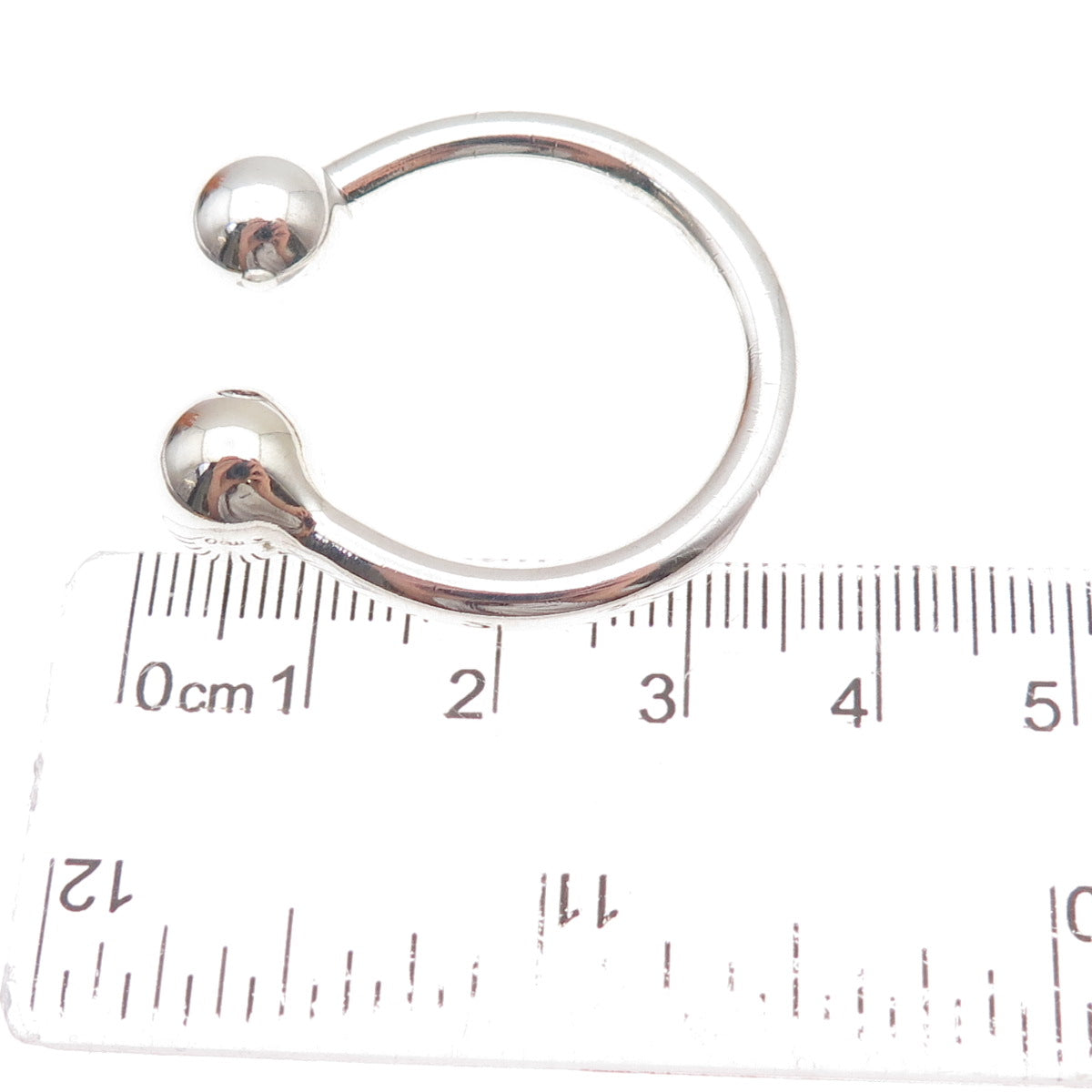 Tiffany & Co. 925 Sterling Silver Vintage Screw Off Key Ring Holder