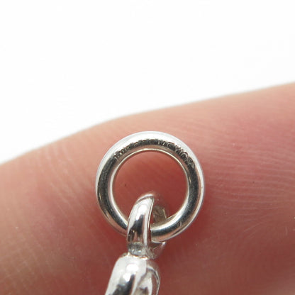 925 Sterling Silver Vintage Mexico Tennis Player Pendant
