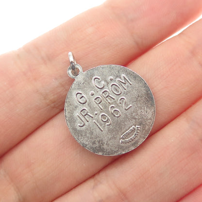 DIEGES & CLUST 925 Sterling Silver Vintage 1962 Garden City High School Pendant