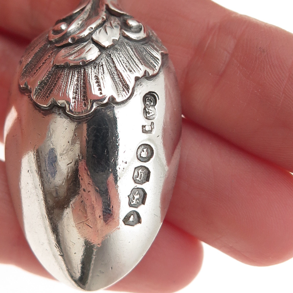 George Aldwinckle 925 Sterling Silver Antique 1862 London Apostle Coffee Spoon