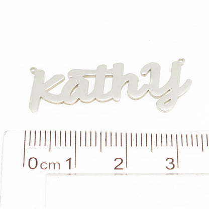 925 Sterling Silver "Kathy" Personalized Centerpiece Pendant