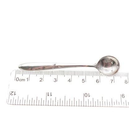 Gorham 925 Sterling Silver Vintage 1956 Celeste Salt & Spices Spoon Pin Brooch