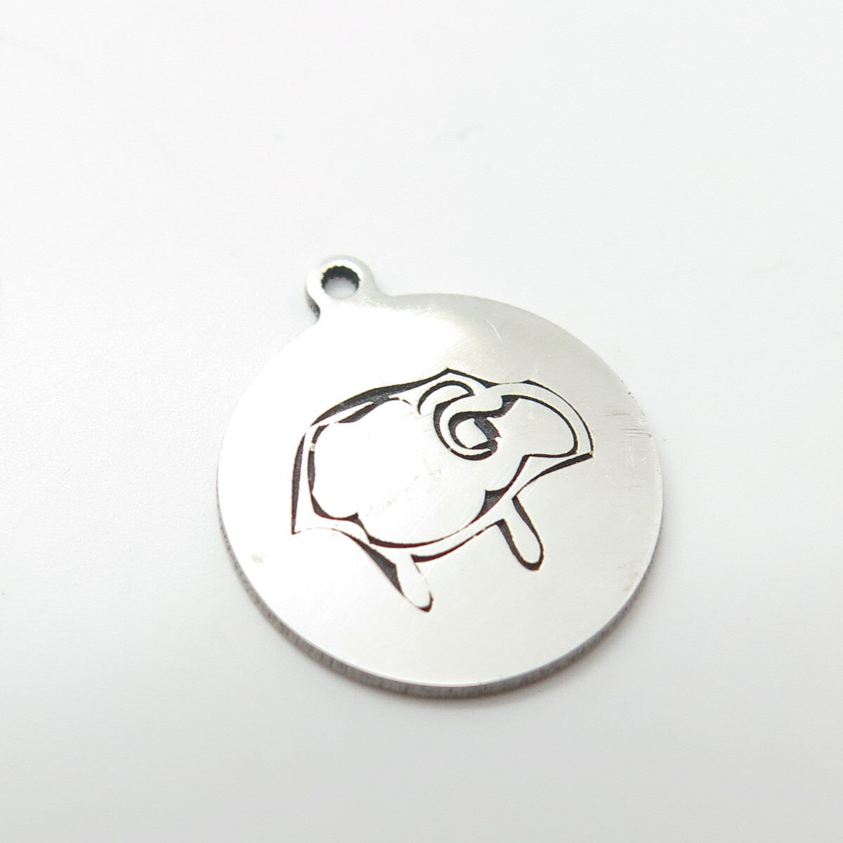 925 Sterling Silver USA Two In Town Turkey Charm Pendant