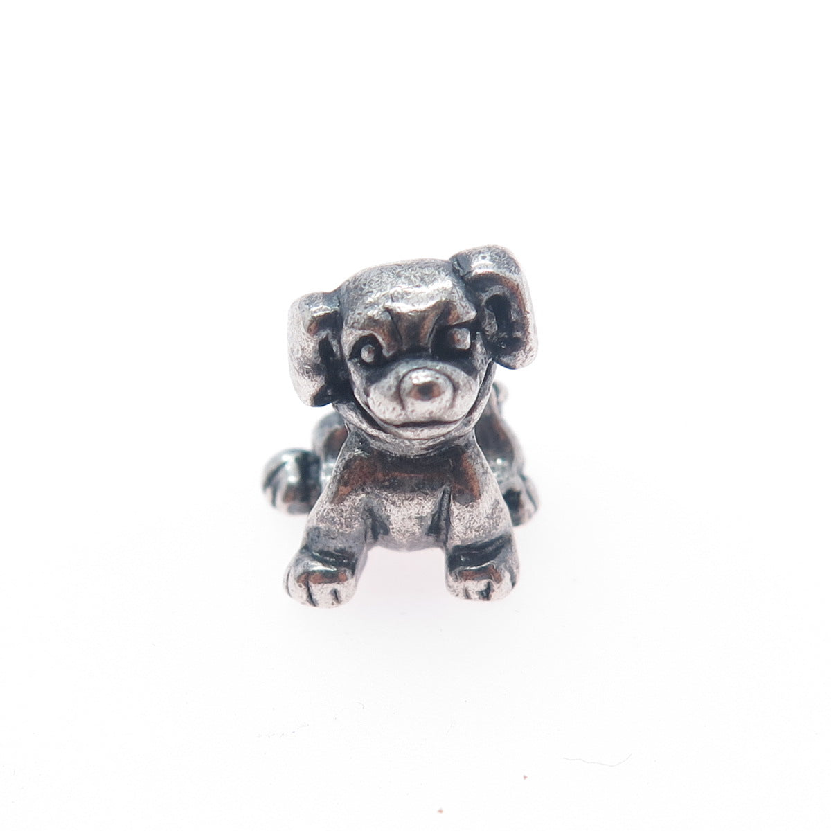 MICHAEL ANTHONY 925 Sterling Silver Italy Dog Slide Bead Charm