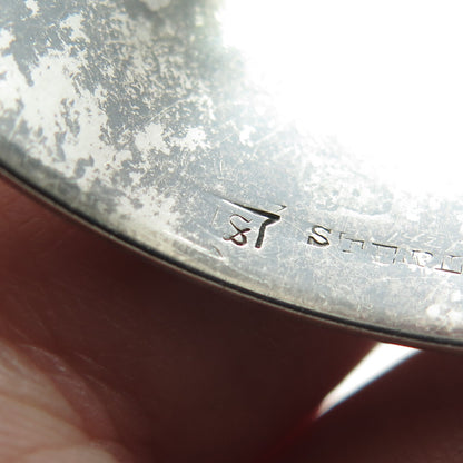 SIMONS BROTHERS Sterling Silver Antique Art Deco Engravable Napkin Ring Holder