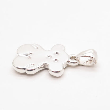 925 Sterling Silver Vintage Bear Pendant