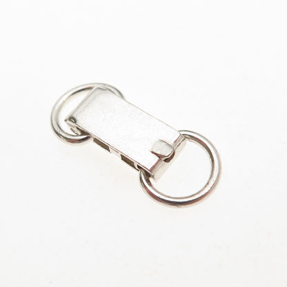 925 Sterling Silver Vintage Bracelet / Necklace Lock Clasp