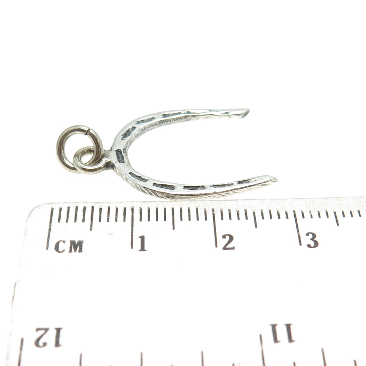 925 Sterling Silver Vintage Horseshoe For Good Luck Charm Pendant