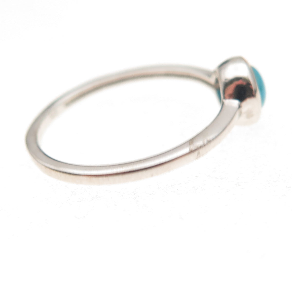 Chuck Clemency 925 Sterling Silver Real Sleeping Beauty Turquoise Ring Size 8