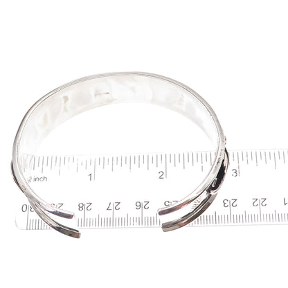 Eva Sando Old Pawn 925 Sterling Silver Vintage 1988 Adjustable Bracelet 7.25"