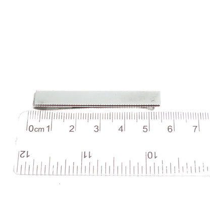 HAROLD FITHIAN 925 Sterling Silver Vintage Modernist Bar Tie Clip