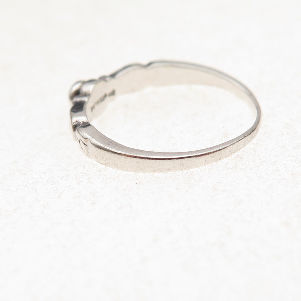 Maisels Old Pawn 925 Sterling Silver Vintage Turquoise Snake Eye Ring Size 5.75