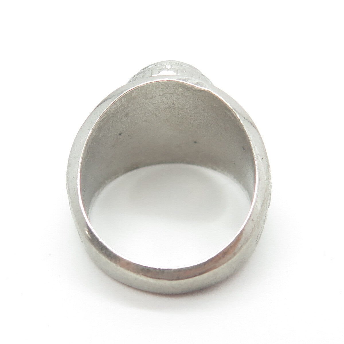 REED & CO Sterling Vintage 1996 Lab-Created Sapphire Totten School Ring Size 8.5