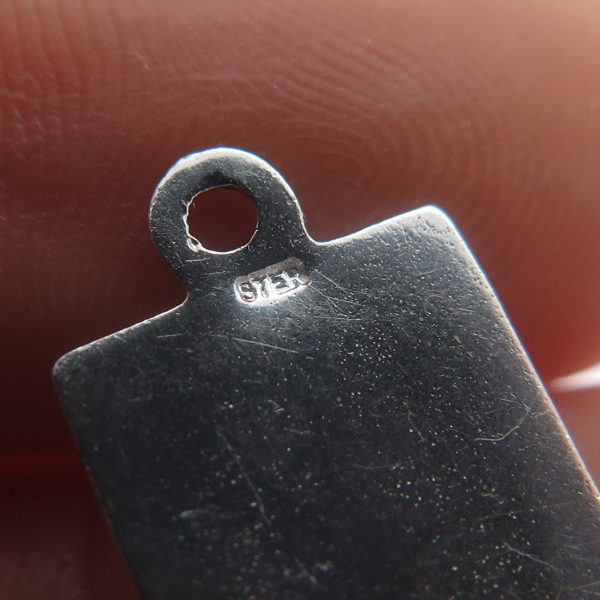 925 Sterling Silver Vintage St. Mary Miraculous Religious Minimalist Pendant