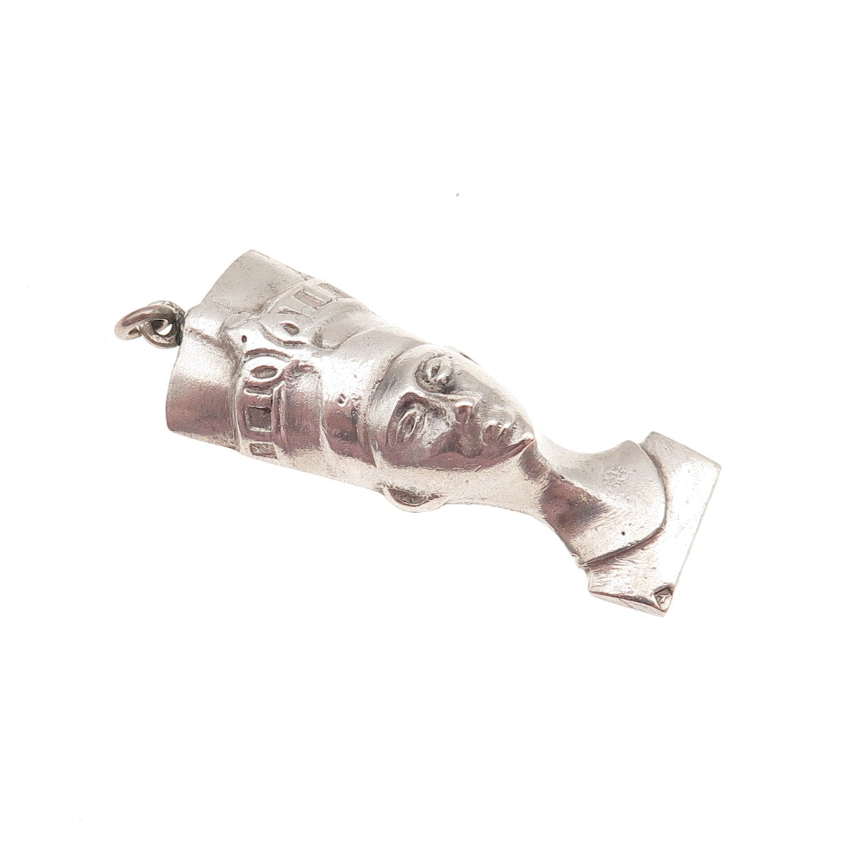 800 Silver Vintage Egyptian Nefertiti UAR Charm Pendant