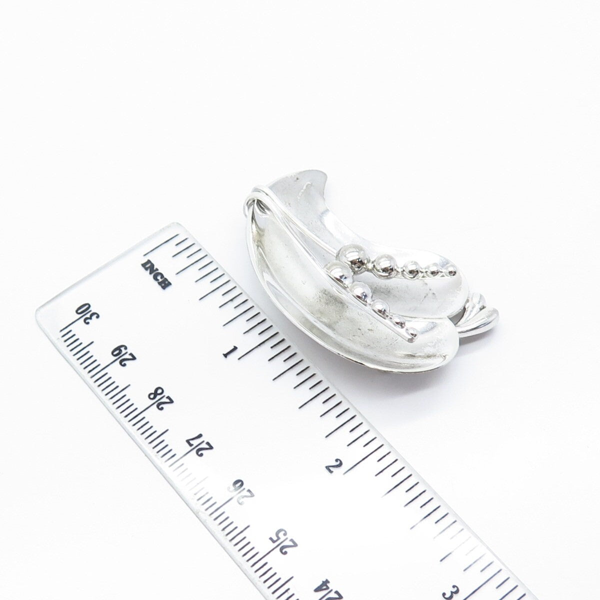 925 Sterling Silver Vintage Carl Art Grape Leaf Pin Brooch