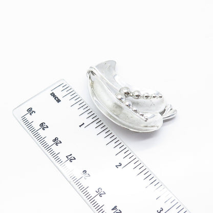 925 Sterling Silver Vintage Carl Art Grape Leaf Pin Brooch