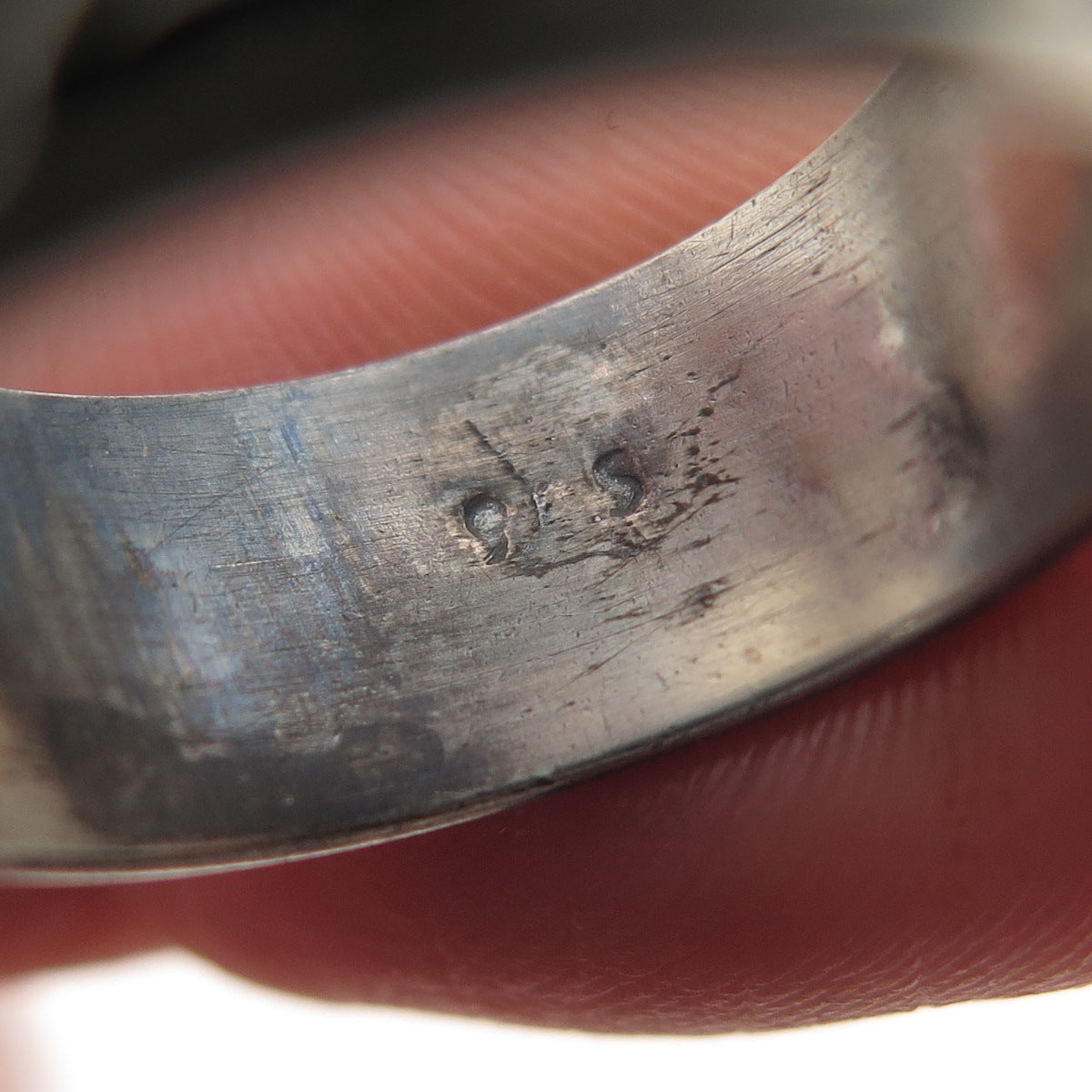 925 Sterling Silver Vintage Wire Oxidized Band Ring Size 6.5
