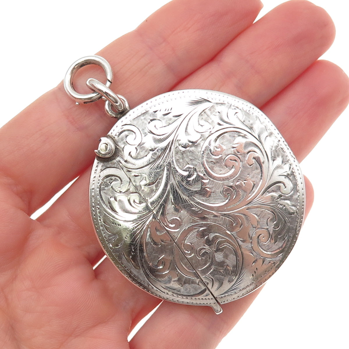 Arthur & John Zimmerman 925 Sterling Antique 1910 Birmingham Vesta Match Case
