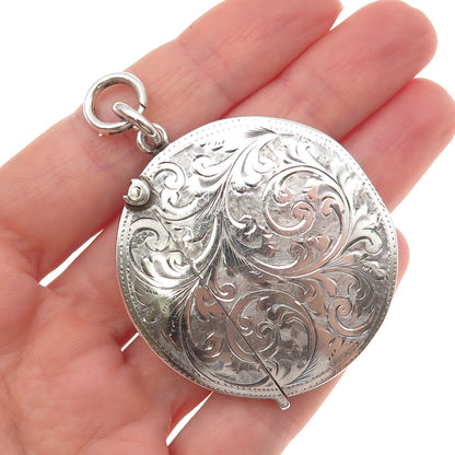 Arthur & John Zimmerman 925 Sterling Antique 1910 Birmingham Vesta Match Case