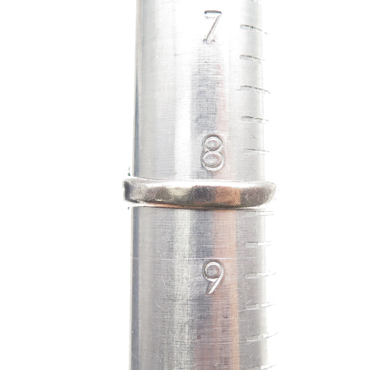 Old Pawn Sterling Silver Vintage Southwestern Royston Turquoise Ring Size 8.5