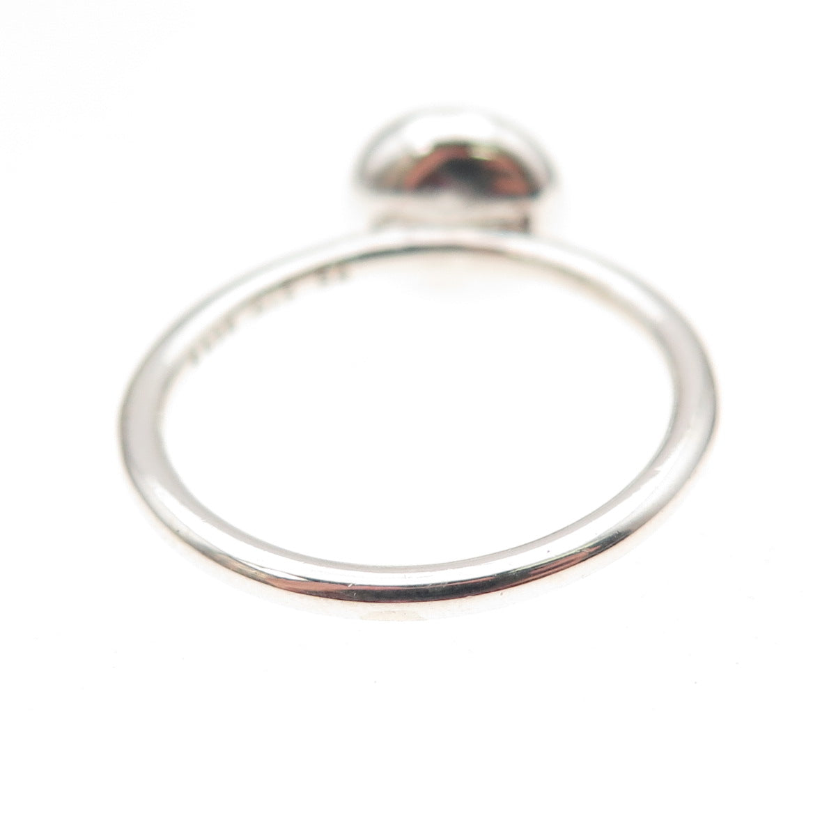 Pandora 925 Sterling Silver Clear Crystal Poetic Droplet Ring Size 7