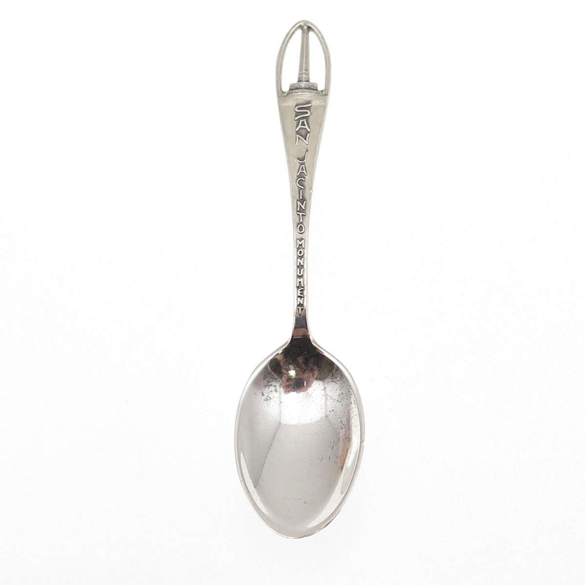 925 Sterling Silver Antique Art Deco San Jacinto Monument Coffee Spoon
