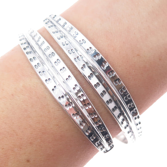 DAVID ANDERSEN Sterling Vintage Norway Viking Saga Adjustable Bracelet 7.75"